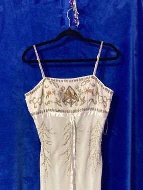 PROM - Cream coloured Intricate Beaded Prom dress